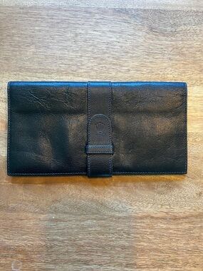 Vintage Rolex leather card holder